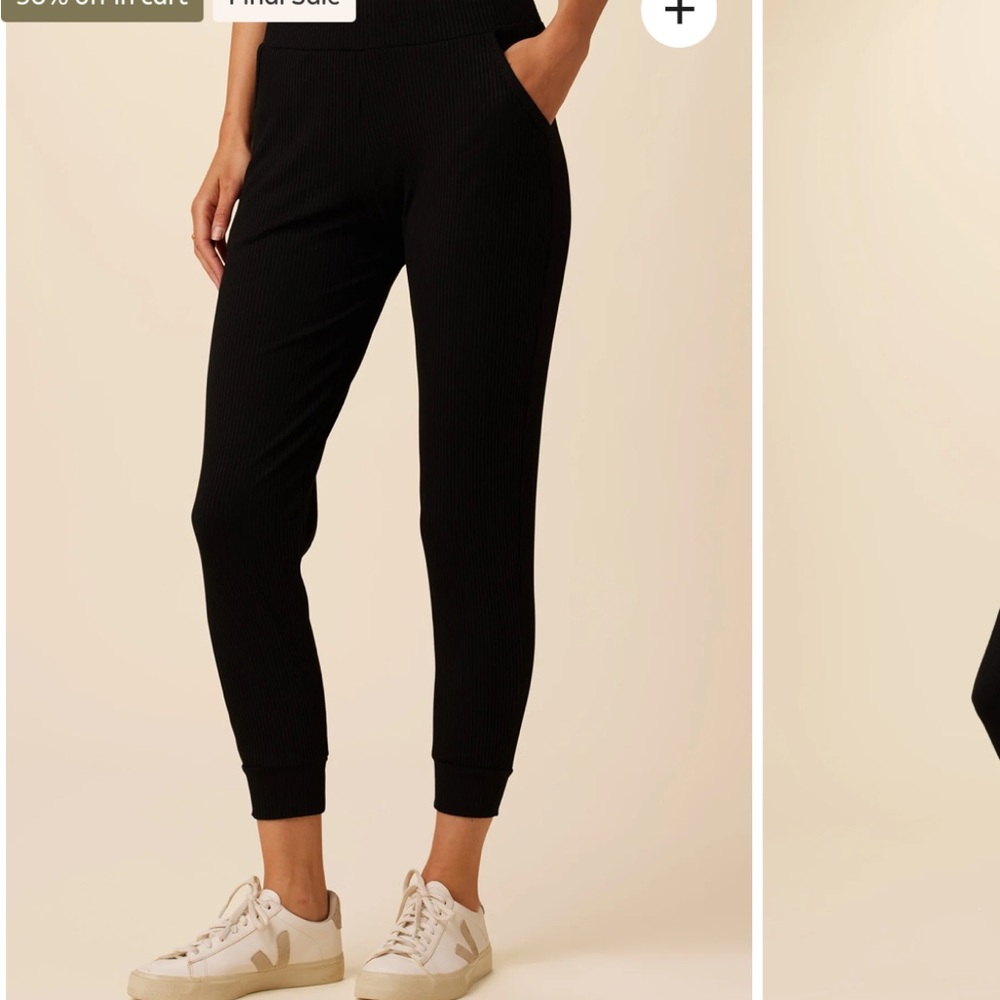 NWT Amour Vert Skylar Paris Ribbed Joggers